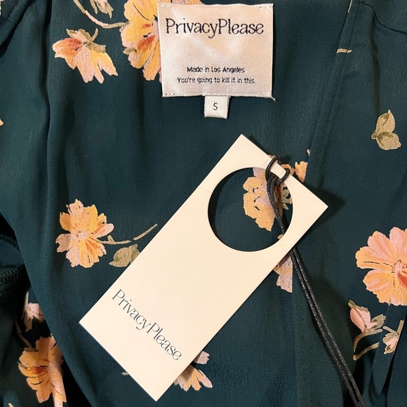 Privacy Please Plaza Kimono Dress in Sequoia Green SMALL - Picture 6 of 7